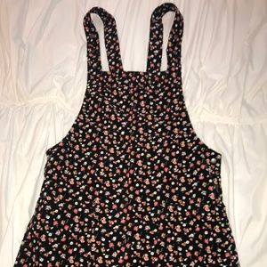 Corduroy Floral Jumper with Pockets